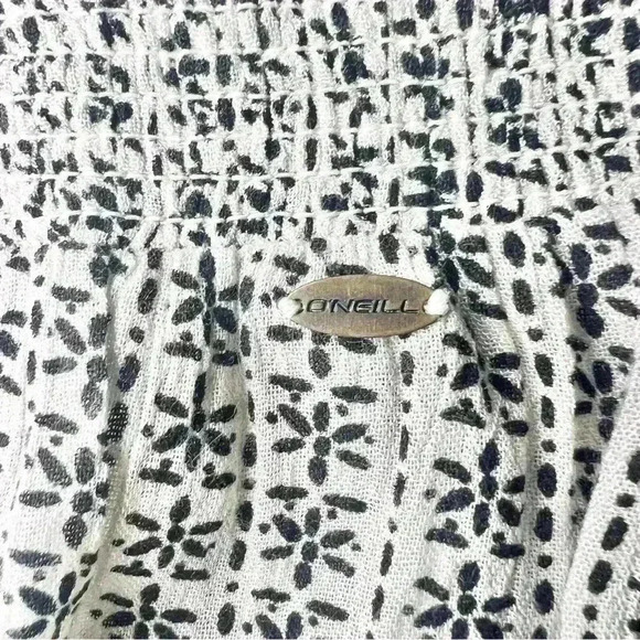 O'NEILL Women’s Floral Midi Ruffle High Lo Front Tie Ditsy Print Dress Size XS - Picture 7 of 10